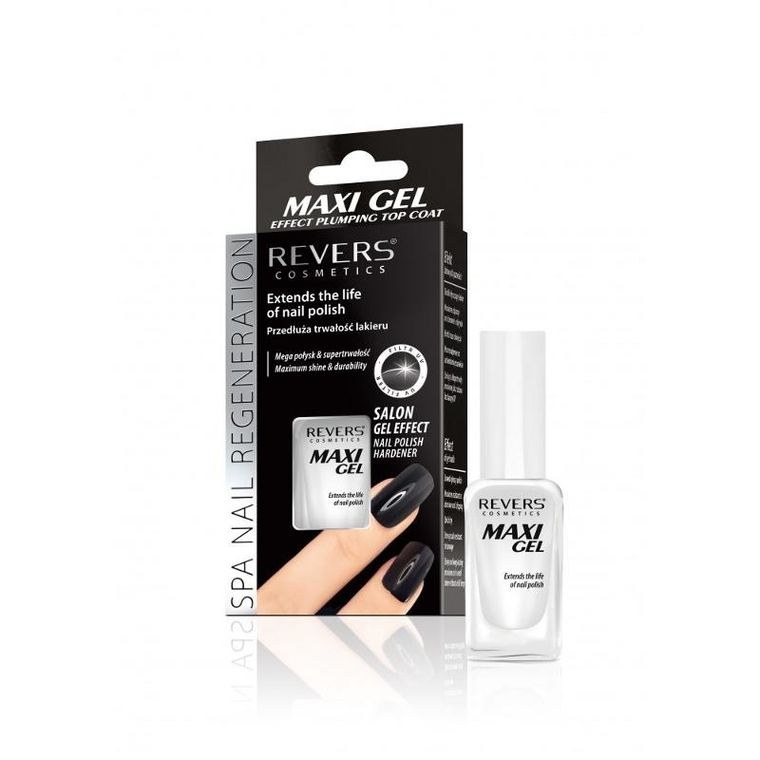 Revers, top do paznokci, Maxi Gel Effect Plumping, 10 ml