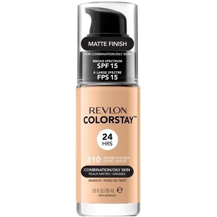 Revlon, ColorStay, podkład do cery mieszanej i tłustej z formułą SoftFlex, 310 Warm Golden, 30 ml