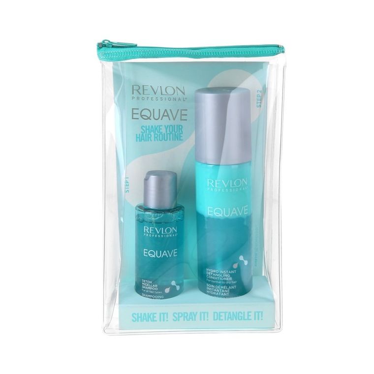 Revlon Professional, Equave Hydro, zestaw: szampon micelarny, 100 ml + dwufazowa odżywka do włosów, 200 ml