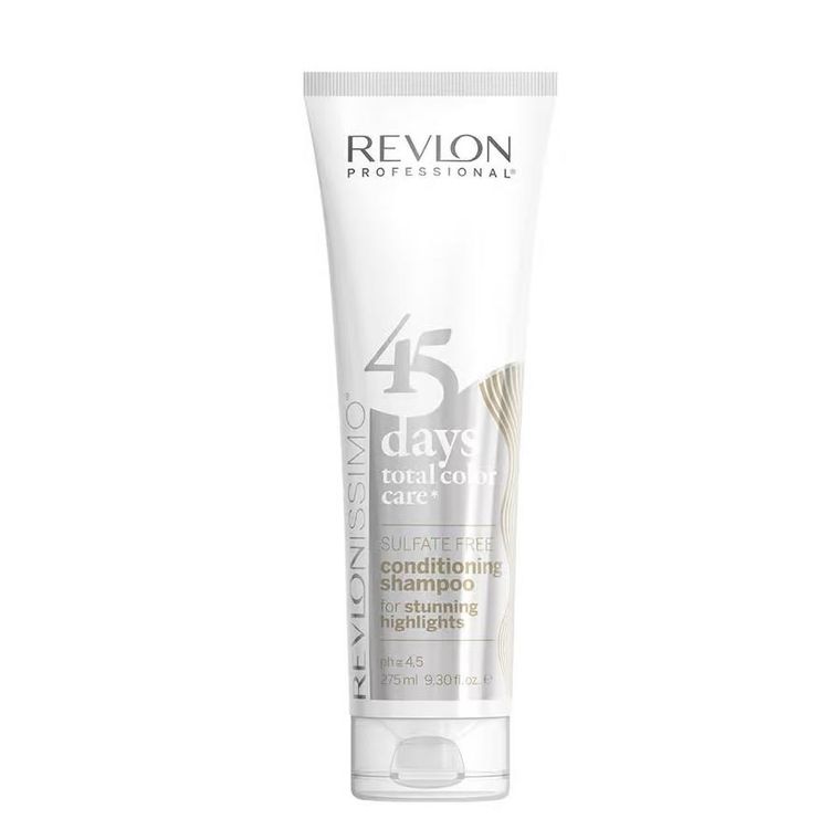 Revlon Professional, Revlonissimo 45 Days Conditioning Shampoo, szampon i odżywka podtrzymująca kolor, Stunning Highlights, 275 ml