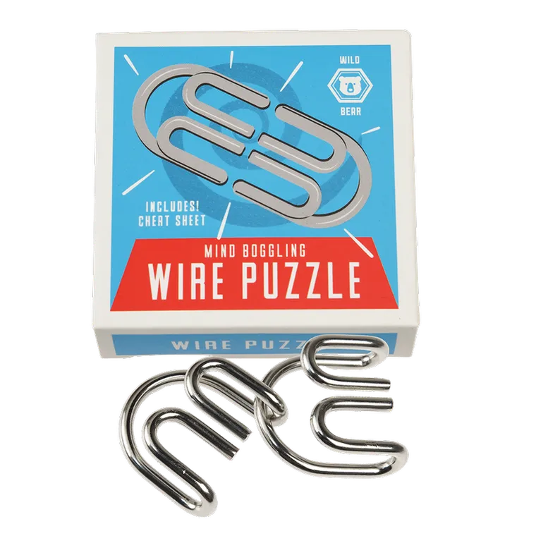 Rex London, Dziki Niedźwiedź, puzzle metalowe, zabawka logiczna