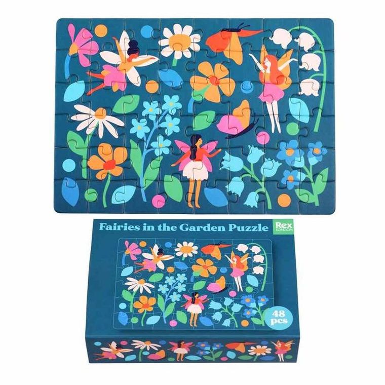 Rex London, Wróżki, mini puzzle, 48 elementów