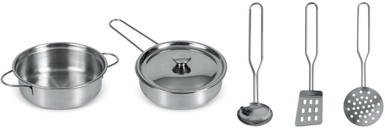 Ricokids, akcesoria kuchenne, zestaw garnków do zabawy