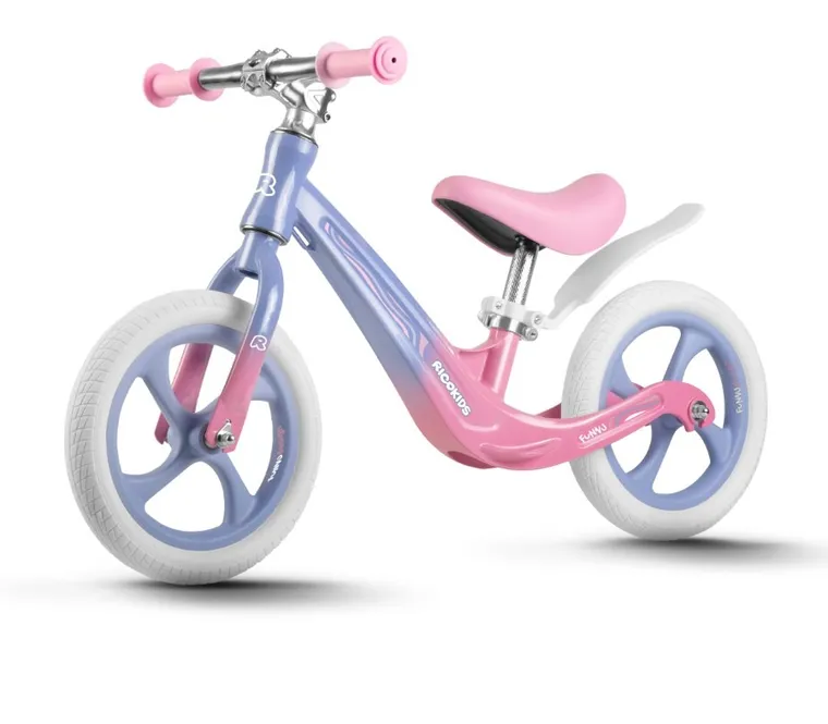 Ricokids, Funnu, rowerek biegowy dla dzieci, różowo-fioletowy