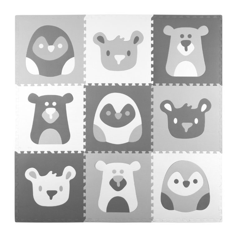 Ricokids, mata piankowa, puzzle, zwierzęta
