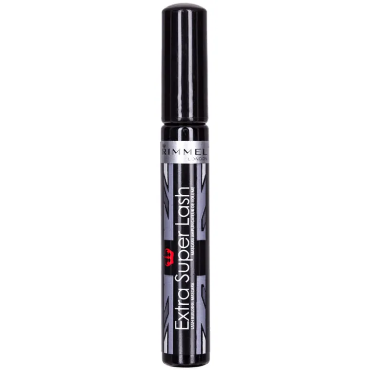 Rimmel, Extra Super Lash Building Mascara, Tusz wydłużający i pogrubiający rzęsy, nr 101 Black, 8 ml