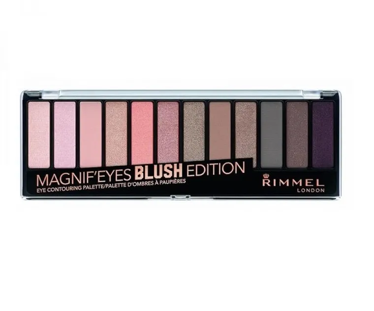 Rimmel, Magnif'Eyes Eyeshadow Palette, paleta cieni, 002 Blush Edition, 14,16g