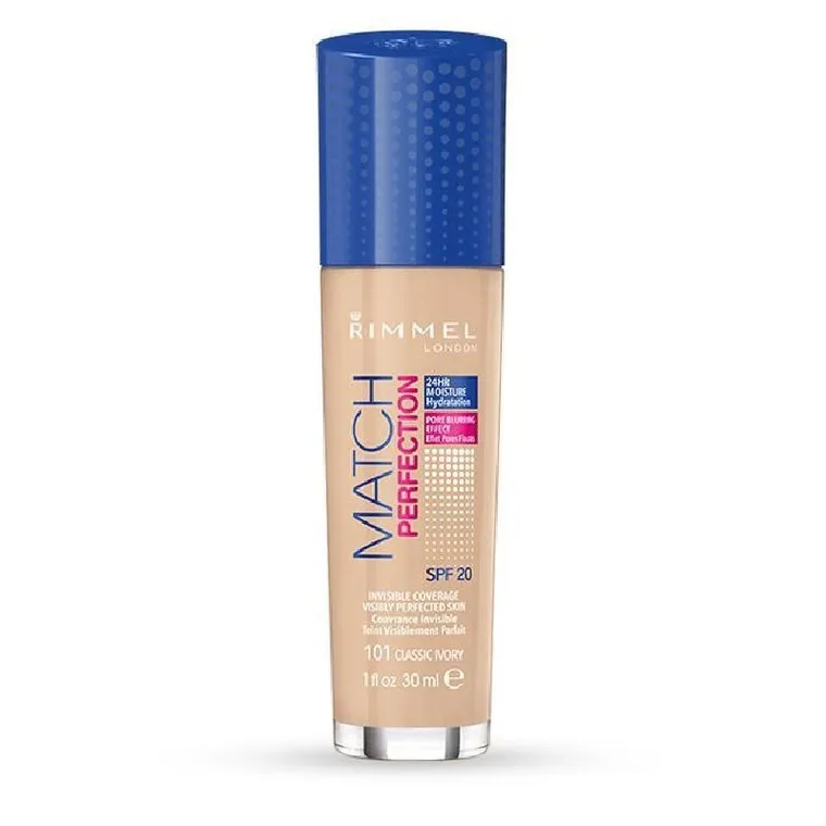 Rimmel, Match Perfection, podkład nr 101 classic ivory, 30 ml
