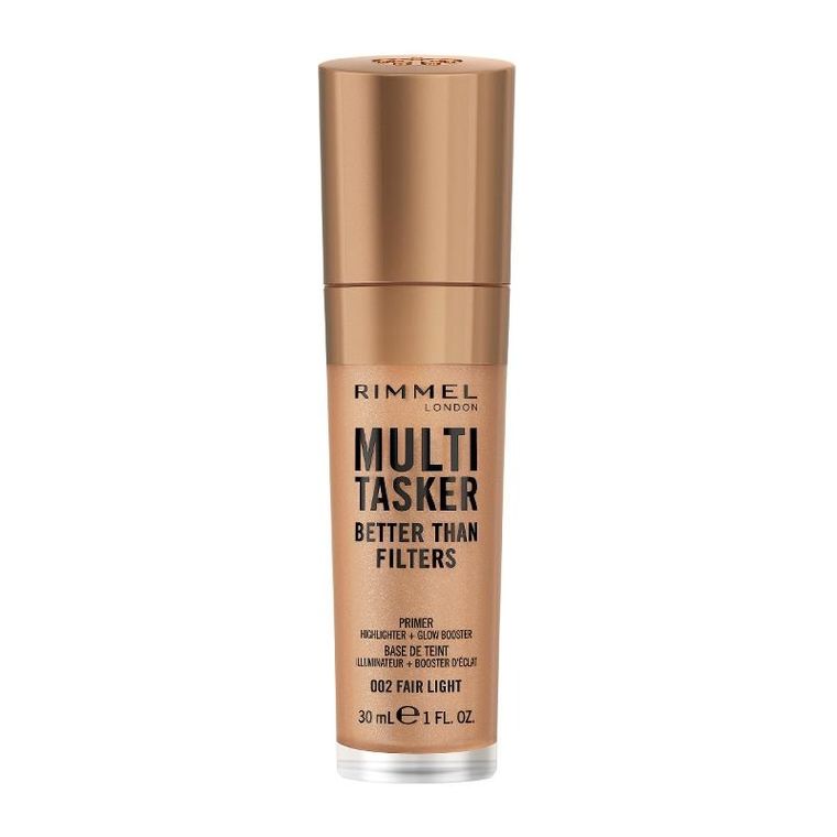 Rimmel, Multi Tasker, wielozadaniowa baza pod makijaż + korektor, 002 fair light, 30 ml