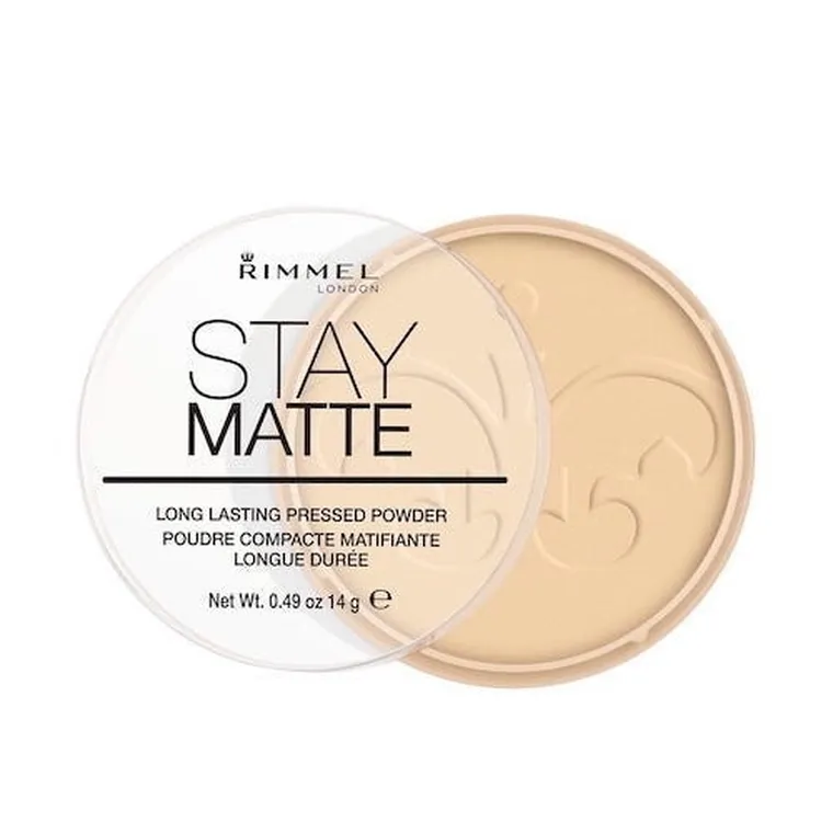 Rimmel, Stay Matte, puder prasowany, 1 Transparent, 14 g