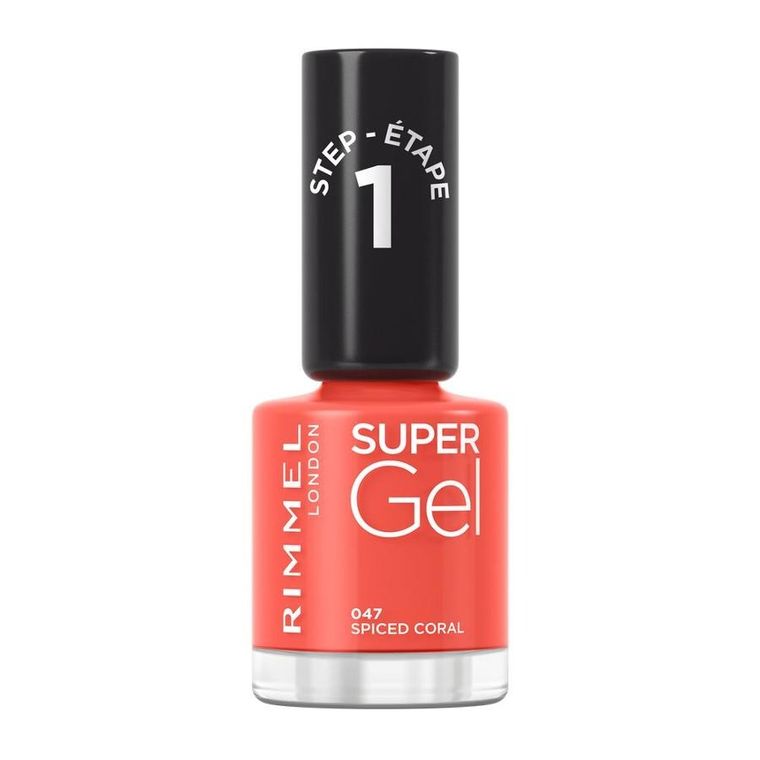 Rimmel, Super Gel, lakier do paznokci, 047 Spiced Coral, 12 ml