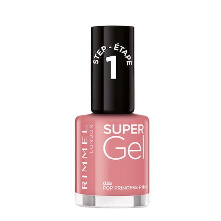 Rimmel, Super Gel, żelowy lakier do paznokci, 035 Pop Princess Pink, 12 ml