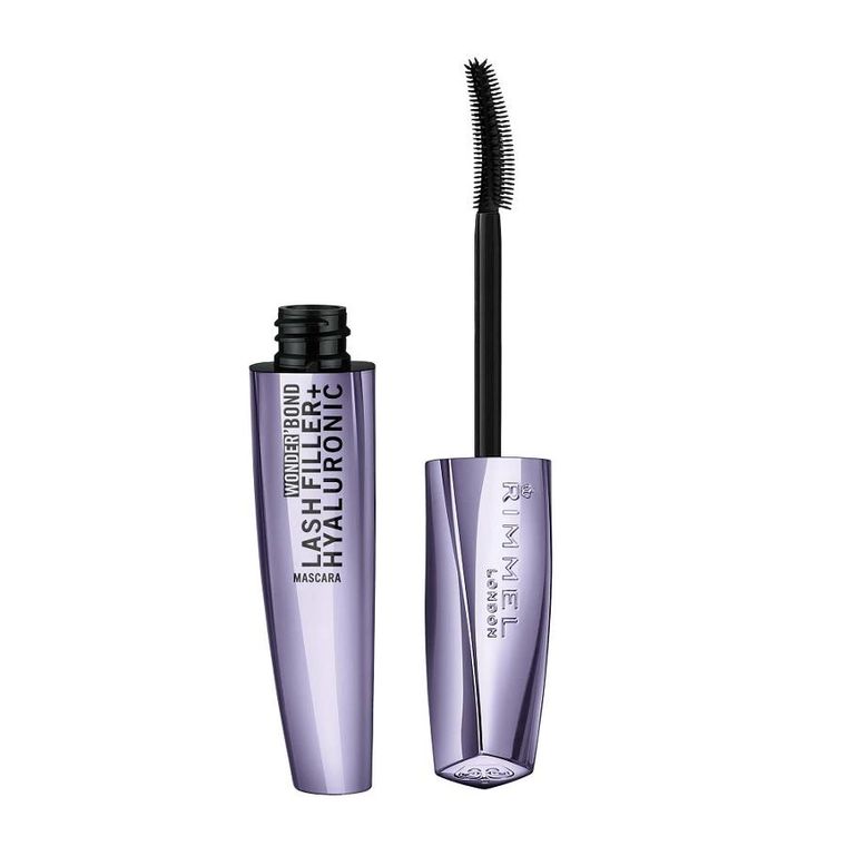 Rimmel, Wonder'Bond Lash Filler + Hyaluronic, pogrubiający tusz do rzęs, 001 Black, 11 ml