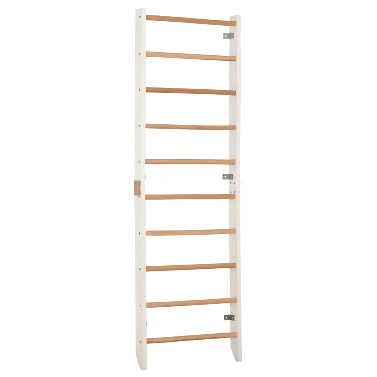 Rinagym, drewniana drabinka gimnastyczna, Kombi 1, biały