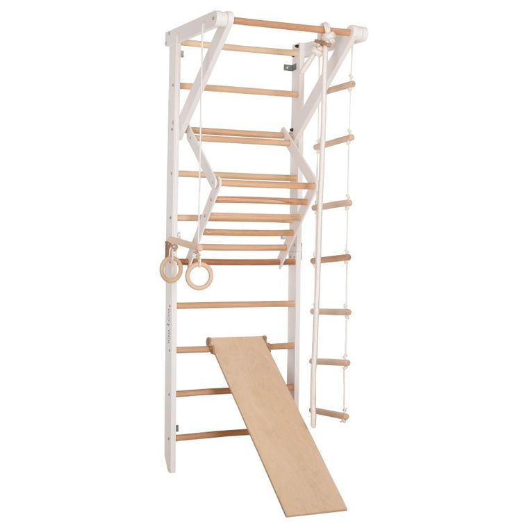 Rinagym, drewniana drabinka gimnastyczna, Sport 3, biały