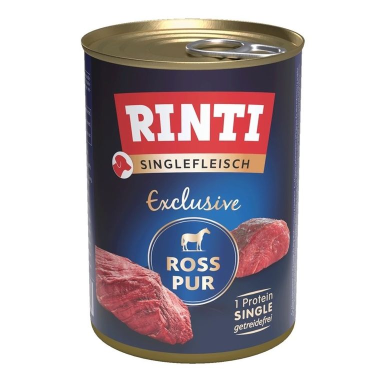 Rinti, Singlefleisch Exclusive, z koniną, mokra karma dla psa, 400g
