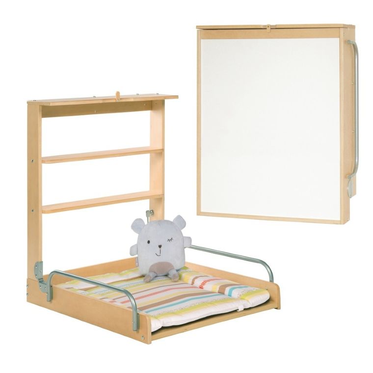 Roba, przewijak ścienny, beżowy