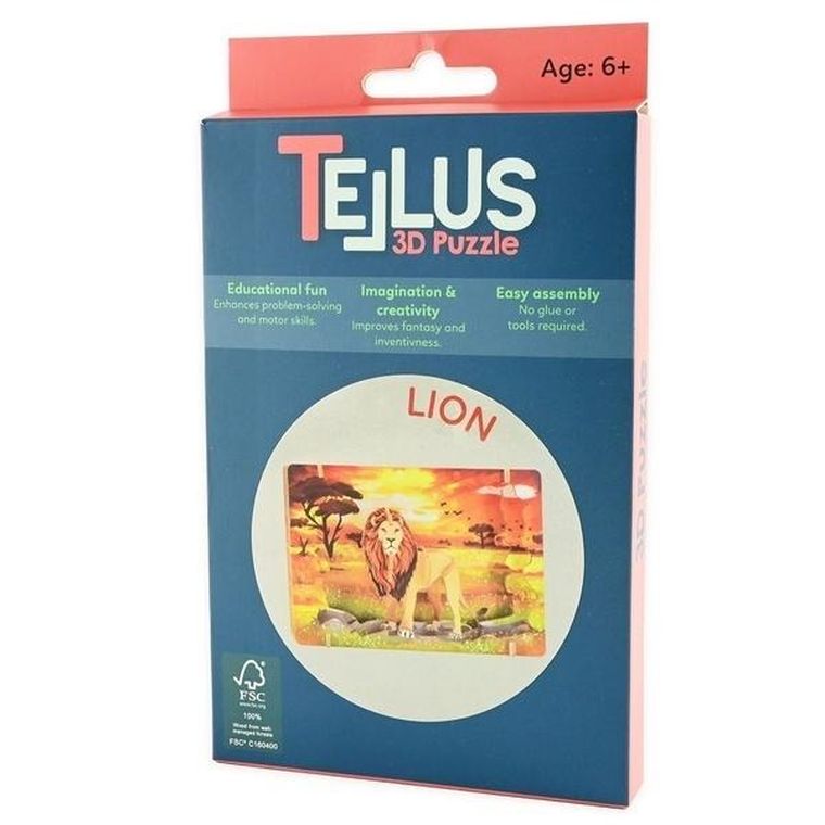 Robe, Lew, drewniany rozkładany teatrzyk 3D