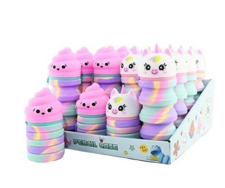 Robe, silikonowy piórnik, Jednorożec