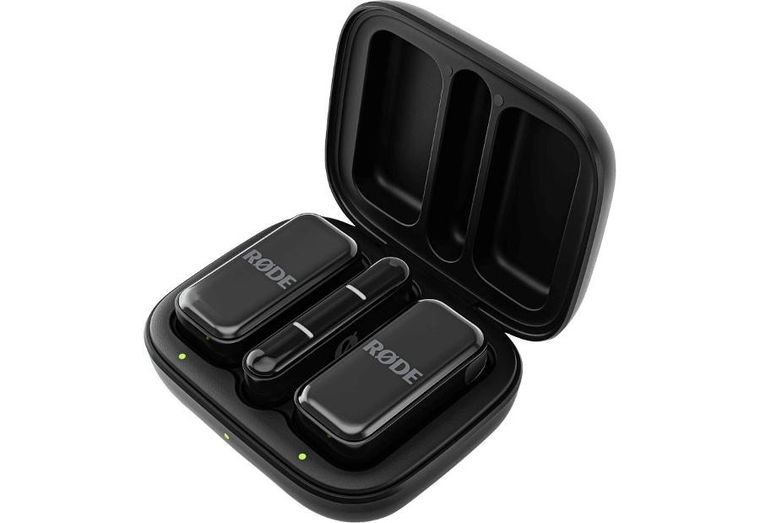 Rode, Wireless Micro, 2-kanałowy cyfrowy system bezprzewodowy, USB-C, czarny