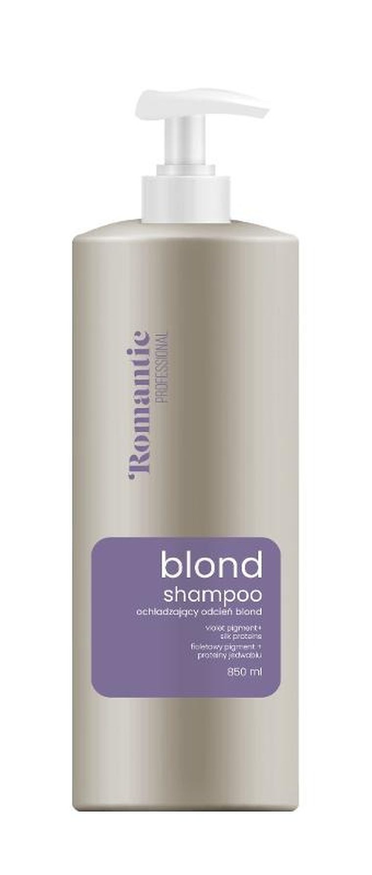 Romantic, szampon do włosów, blond, 850 ml