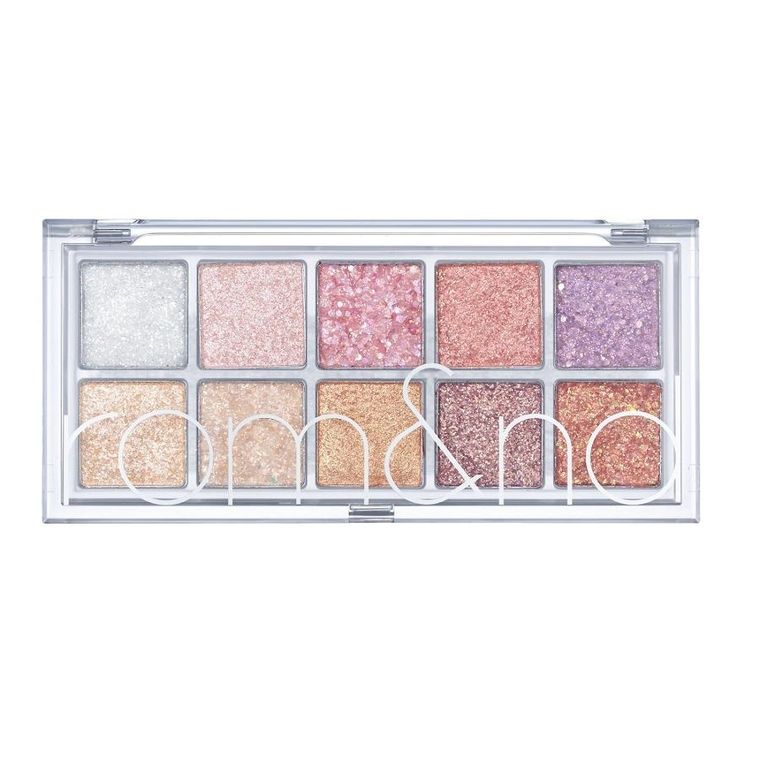Rom&nd, Better Than Palette, paleta cieni do powiek 00 Light & Glitter Garden, 7.5g