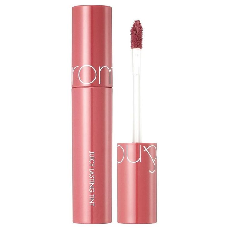 Rom&nd, Juicy Lasting Tint, mocno napigmentowany błyszczyk do ust 09 Litchi Coral, 5.5g