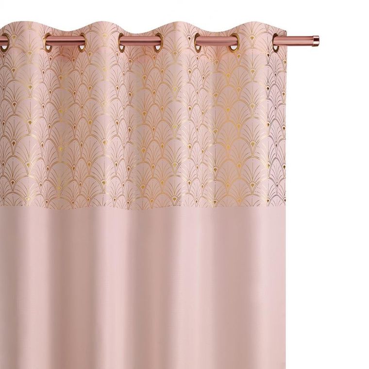 Room99, Belissa, zasłona na przelotkach, pudrowy róż, 140-250 cm