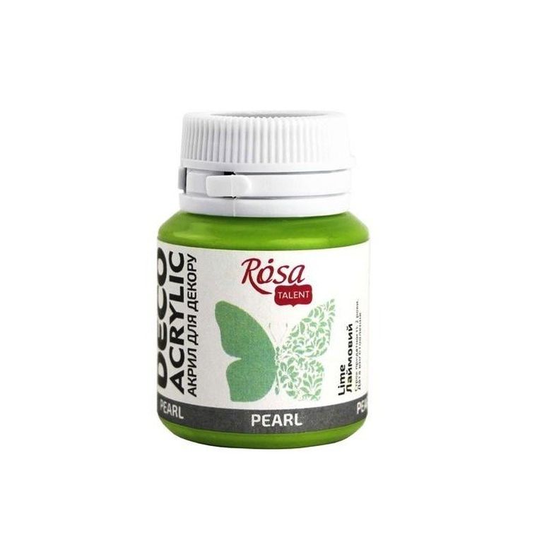 Rosa, farba akrylowa, perłowa lime 75, 20 ml