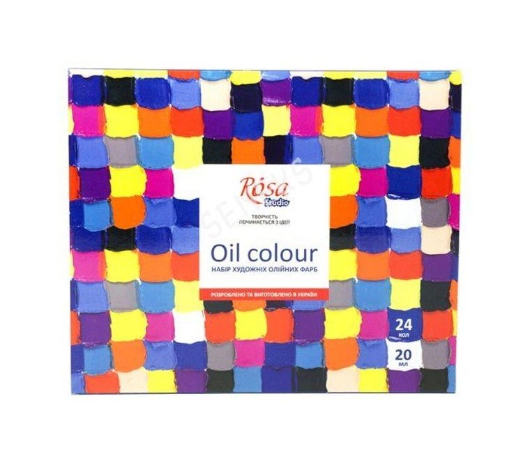 Rosa, farby olejne, 24-20 ml