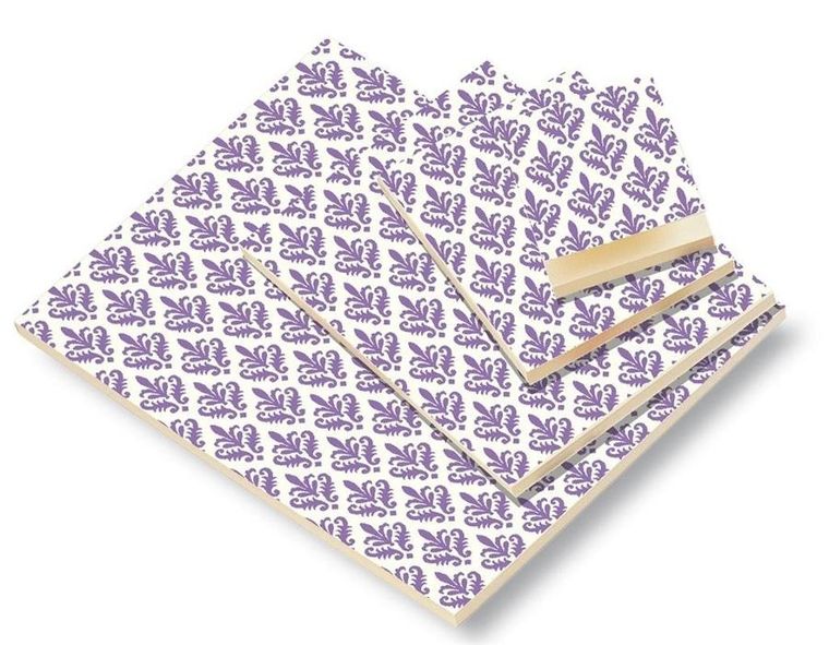 Rossi, notes ozdobny A5, gładki, 50 kartek, fiolet, 1 szt.