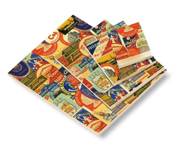 Rossi, notes ozdobny A6, gładki, 50 kartek, znaczki, 1 szt.