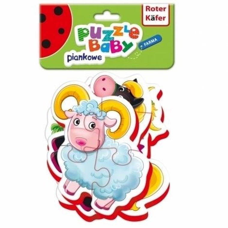 Roter Kafer, Baby Farma, puzzle, 16 elementów
