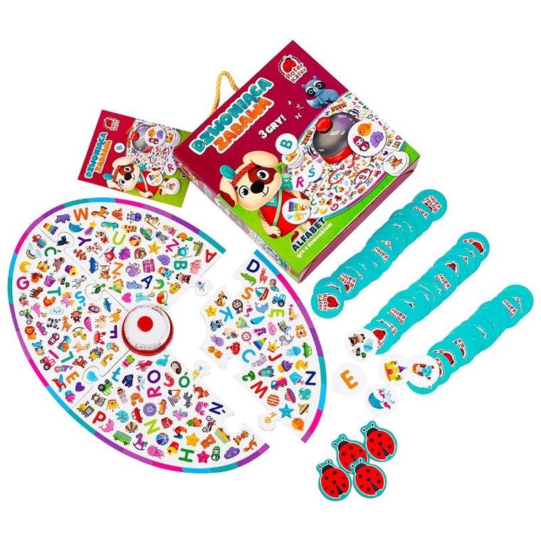 Roter Kafer, Dzwoniąca Zabawa, Alfabet, gra familijna