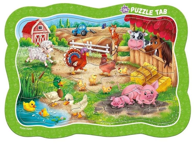 Roter Kafer, Farma, puzzle ramkowe, 24 elementy