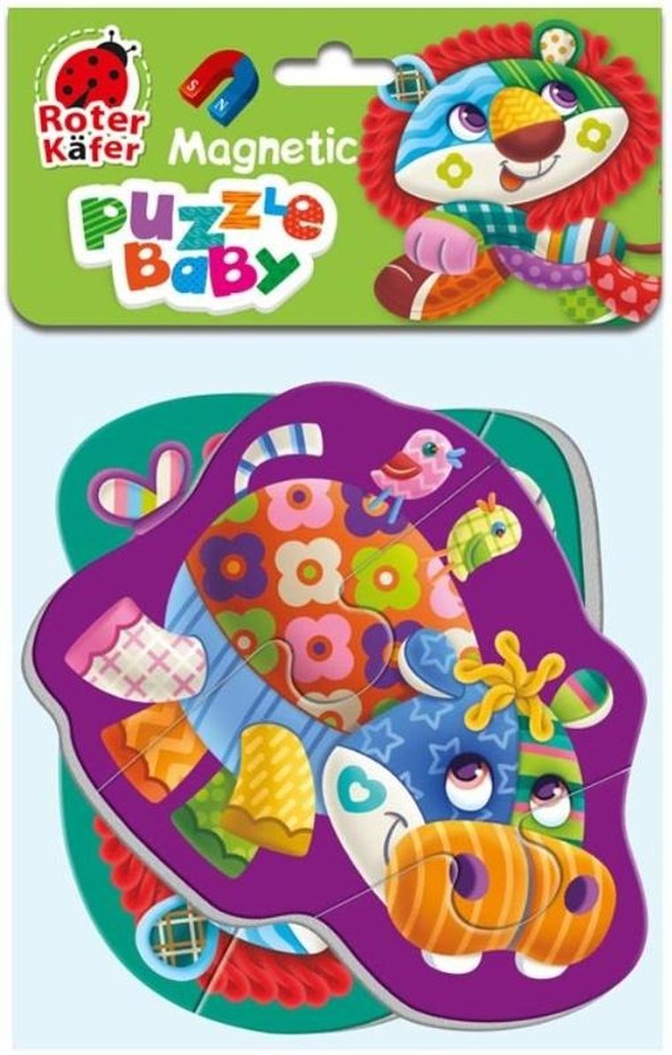 Roter Kafer, Lew i hipopotam, puzzle piankowe magnetyczne