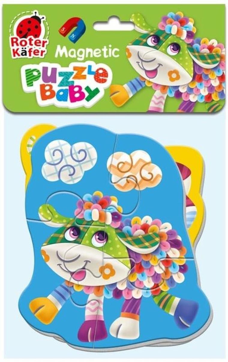 Roter Kafer, Owca i świnka, puzzle piankowe magnetyczne