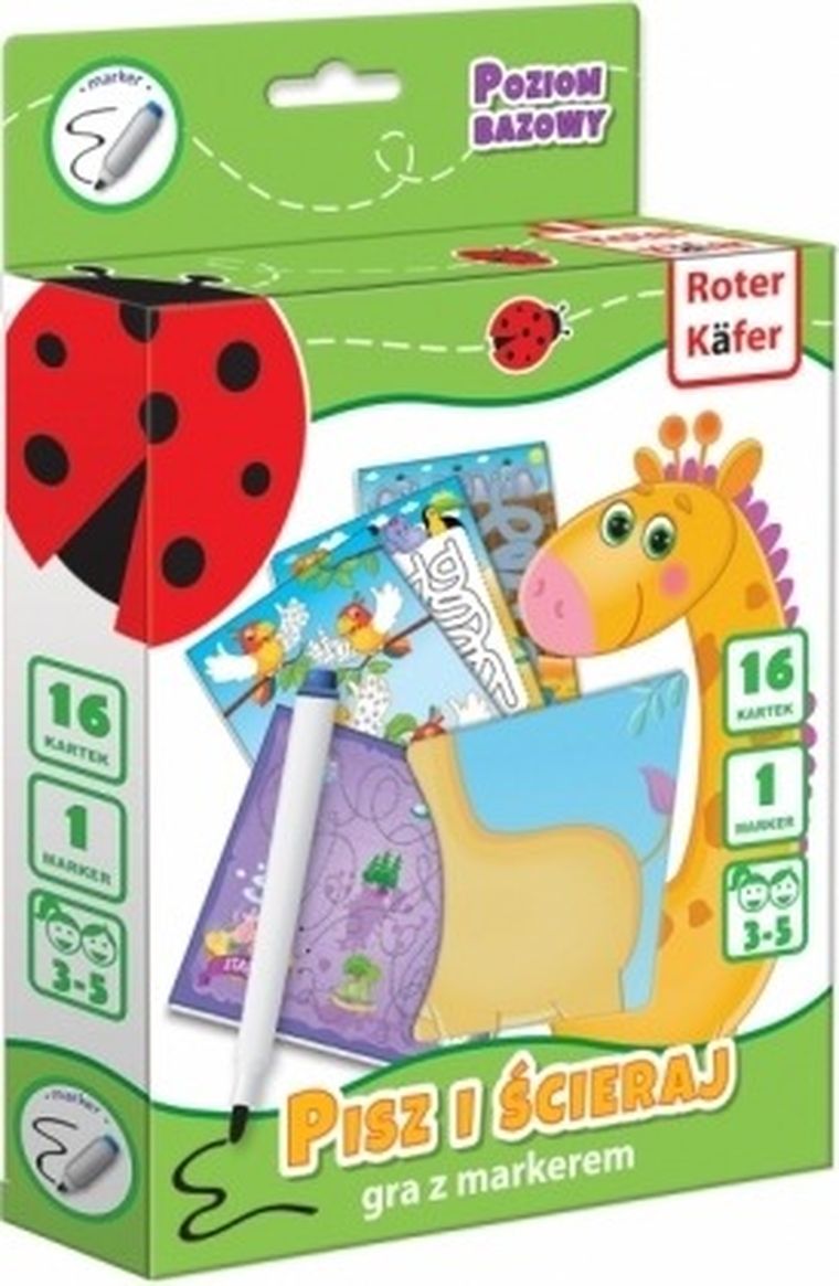 Roter Kafer, Pisz i ścieraj: Poziom bazowy, gra edukacyjna