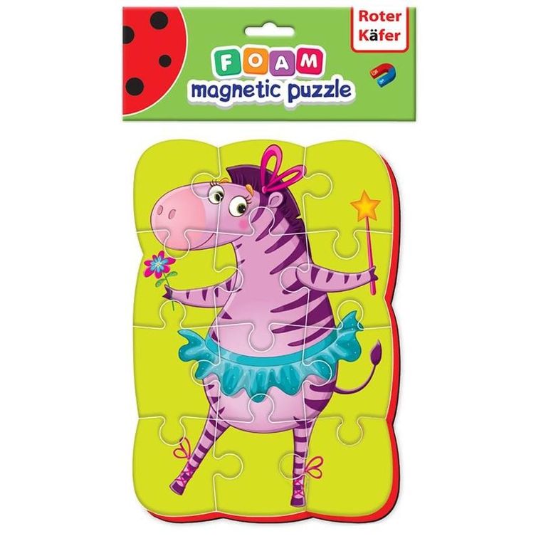 Roter Kafer, puzzle piankowe magnetyczne, A5, śmieszne zdjęcia, 12 elementów