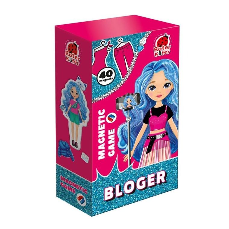 Roter Kafer, układanka magnetyczna, Bloger