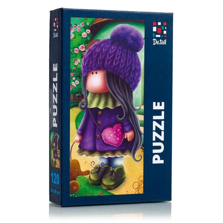 Roter Kafer, Urocza laleczka ze słonikiem, puzzle, 120 elementów