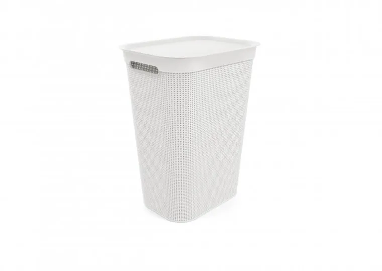 Rotho, Brisen, kosz na bieliznę, biały, 50l