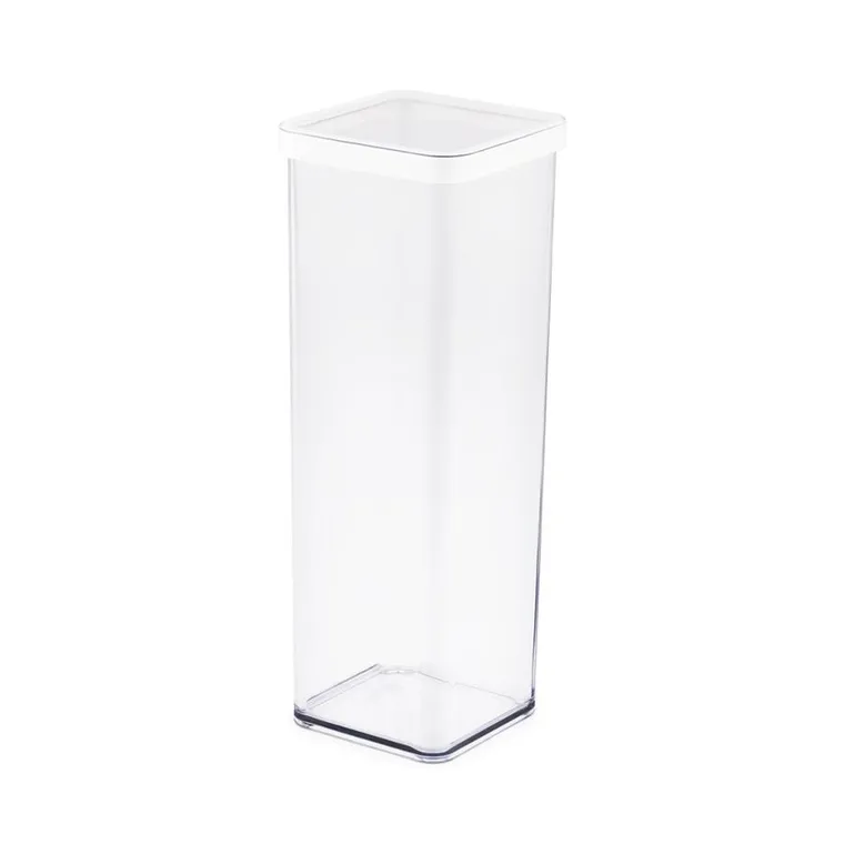 Rotho, pojemnik na przysmaki kwadratowy 2.0l loft transparentny/biały