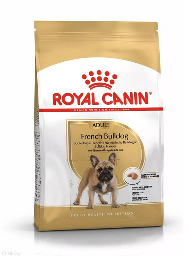 Royal Canin, Adult, karma dla dorosłych psów rasy French Bulldog, 9 kg