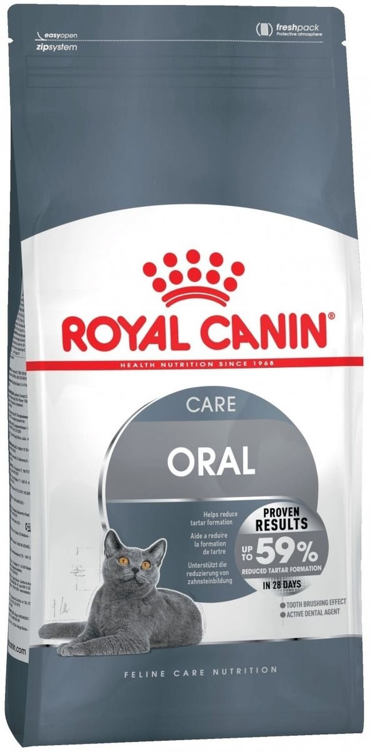 Royal Canin, Oral Care, karma dla dorosłych kotów na higienę jamy ustnej, 1,5 kg