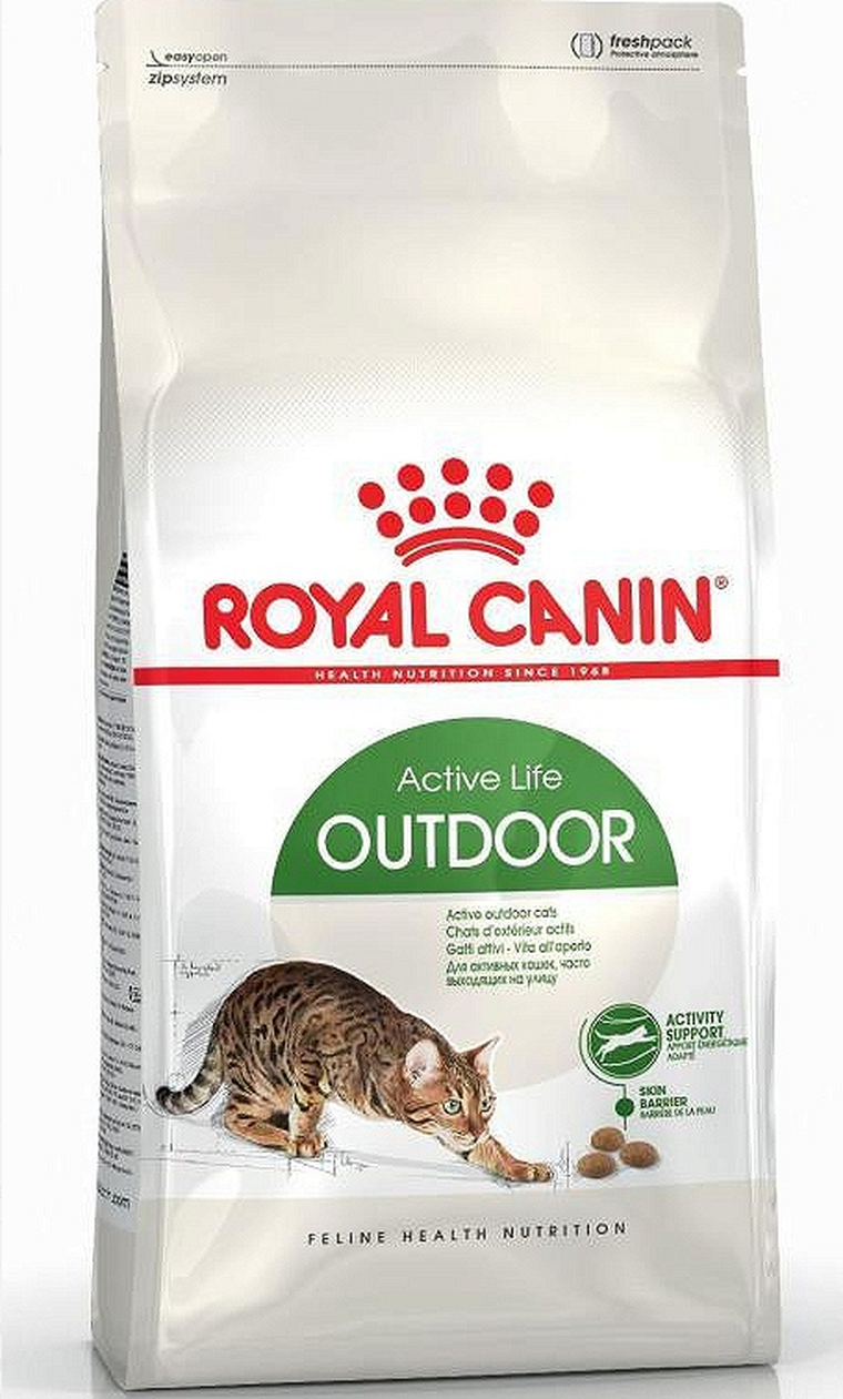 Royal Canin, Outdoor 30, karma dla dorosłych kotów wychodzących na zewnątrz, 2 kg