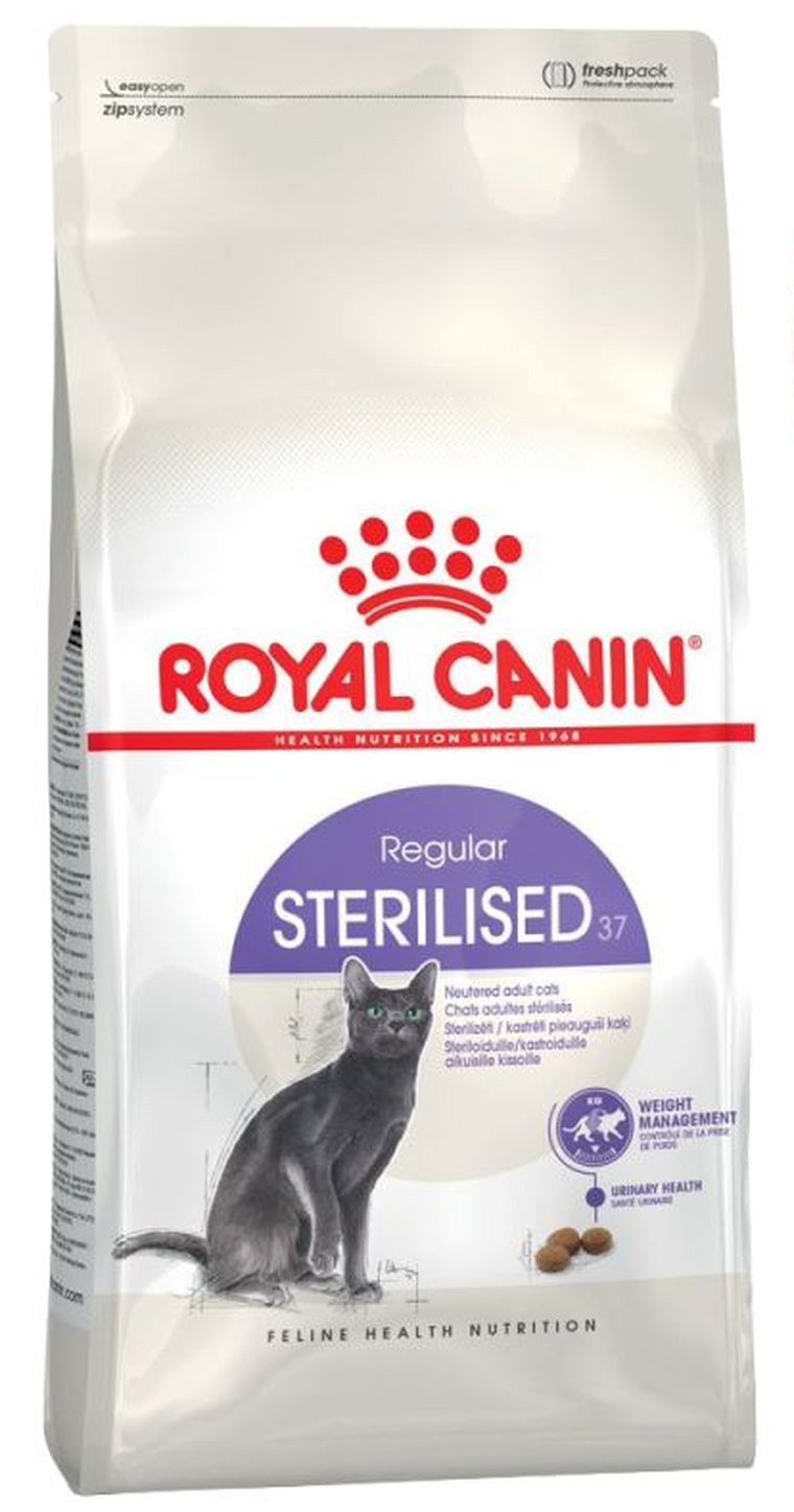 Royal Canin, Sterilised 37, karma dla dorosłych kotów wysterylizowanych, 400g