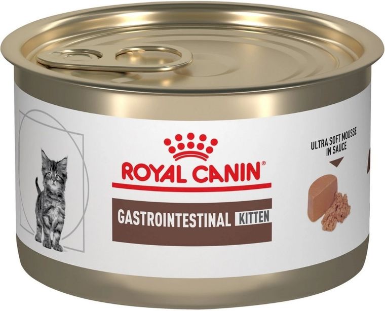 Royal Canin Vet, Gastro Intestinal Feline, Kitten, karma dla kotów z problemami żołądkowymi, 195g