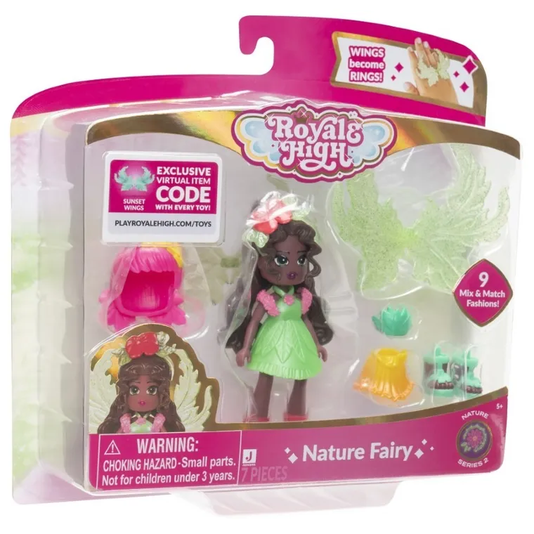 Royale High, Wróżka Natury, figurka z akcesoriami + kod