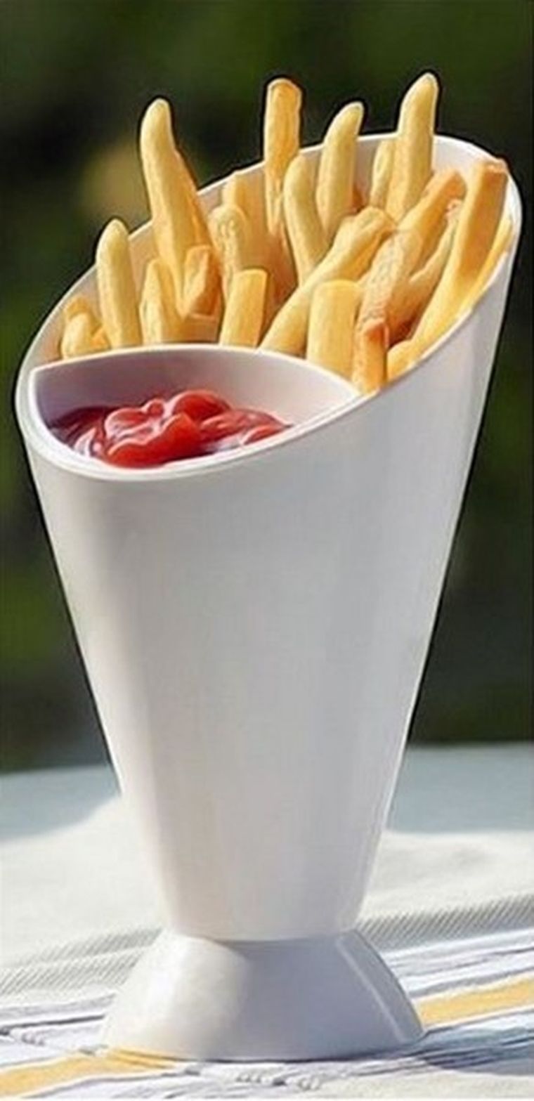 Rożek na przekąski, 2w1